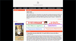 Desktop Screenshot of parrocchiasangiorgio.com