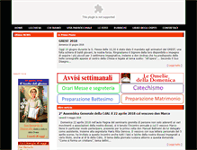 Tablet Screenshot of parrocchiasangiorgio.com